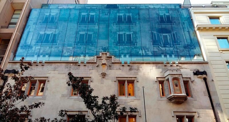 Hotel Magnolia Сантьяго Экстерьер фото The building's glass roof