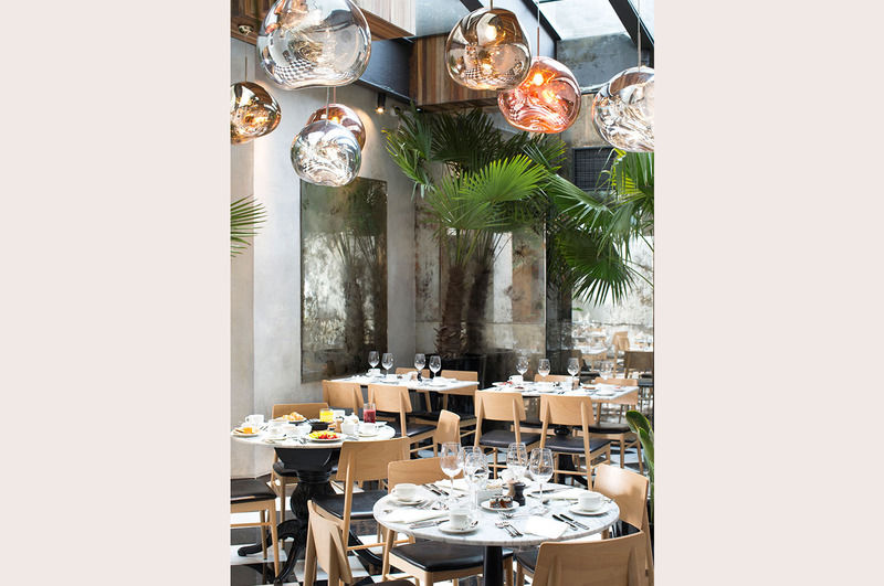 Hotel Magnolia Сантьяго Экстерьер фото Restaurant interior